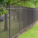 Metal industrial security fencing